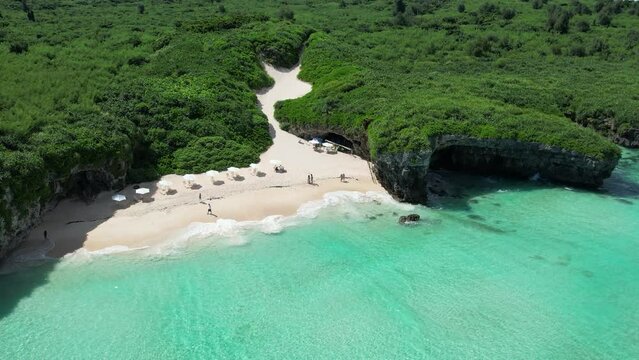 4Kドローン空撮・沖縄県・宮古島・砂山ビーチ