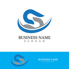 Business corporate S letter logo