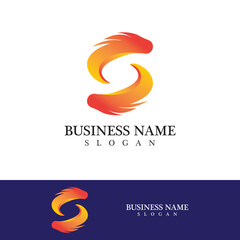 Business corporate S letter logo