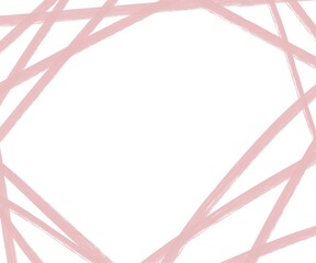 ピンクマーカーのフレーム　