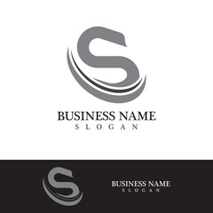 Fototapeta premium Business corporate S letter logo