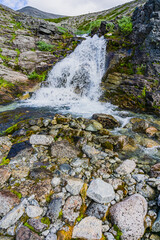 Mountains Apatite. Ski resort- Arctic region of Russia is a popular hiking trail