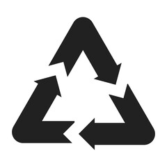Recycle arrow icon.