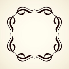 Vignette. Vector drawing