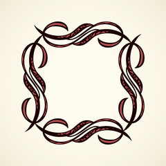 Vignette. Vector drawing