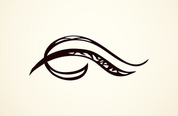 Vignette. Vector drawing