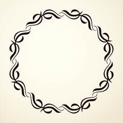 Vignette. Vector drawing