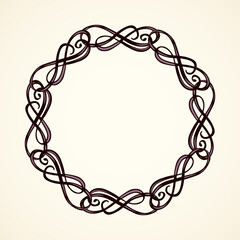 Vignette. Vector drawing