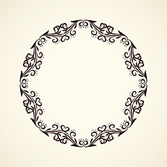 Vignette. Vector drawing