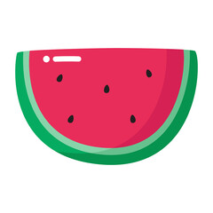 Slice watermelon icon.