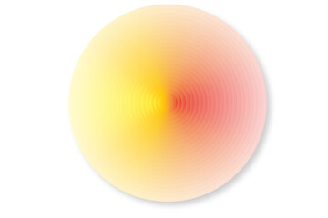 Abstract modern colorful wavy stylized lines circle ring background. It used for design business cards, invitations, gift cards, flyers brochure. It make using blend tool.