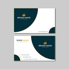 Fototapeta premium elegant modern business card design template