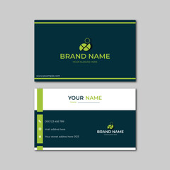 elegant modern business card design template