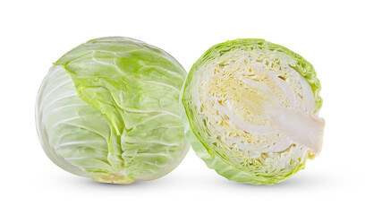 Fototapeta premium Cabbage isolated on transparent png