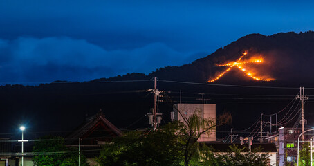 京都　五山送り火　2022年