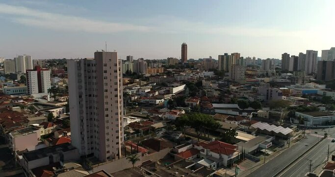 A panoramic view of the central region of uberaba