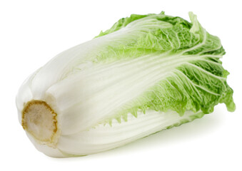 Chinese cabbage on a white background. Isolated