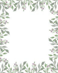 pink wildflower background for greeting card