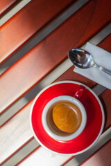 A cup of espresso
