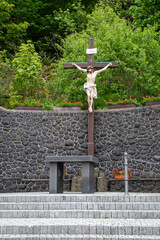 Jesus am Kreuz auf dem Kreuzberg