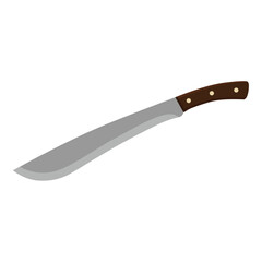 Machete vector isolated on white background