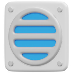 drain 3d render icon illustration