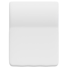 toilet paper 3d render icon illustration