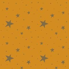 halloween seamless pttern with stars 