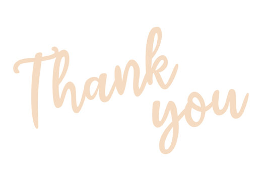 Thank You for your order Hand Lettering. Typography Design Inspiration. On a white background. Vector