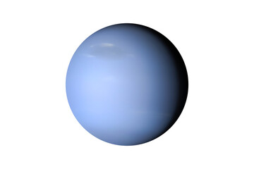 Neptune planet isolated texture