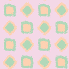 Abstract Brush Strokes Seamless Pattern Design