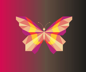 Mariposa, Mariposa Abstracta, Mariposa de colores, Mariposa Ilustración, Mariposa Vector