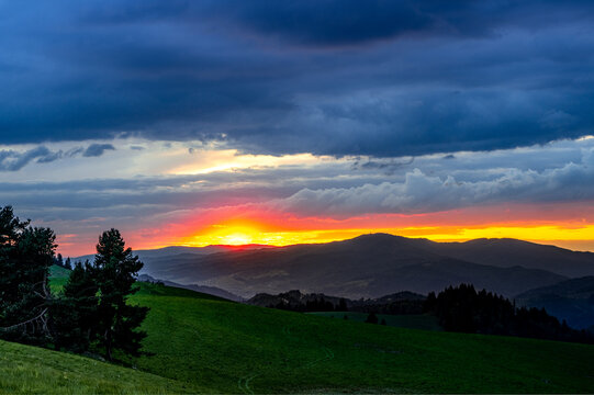 Fototapeta tatry, karpaty, polska, słowacja, góry , wschód słońca, zachód słońca, sunset, sunrise, pieniny