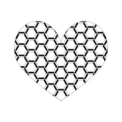 Fototapeta premium Monochrome illustration of abstract heart in sketch style. Hand drawings in art ink style. Black and white graphics. 