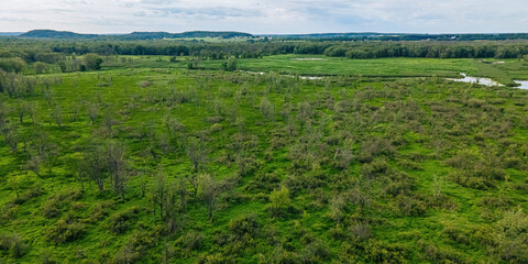 Natural Wilderness in Wisconsin away from mankind