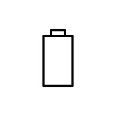 Battery icon. battery charge level. battery charging icon on white background