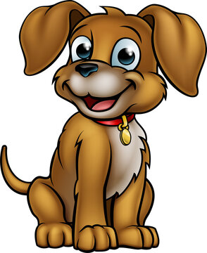 Dog Pet Cartoon Character