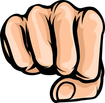 recommend clip art: Cartoon Fist Comic Book Style
