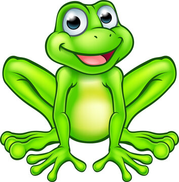 Cartoon Frog Mascot