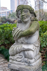 Fototapeta na wymiar chinese stone statue