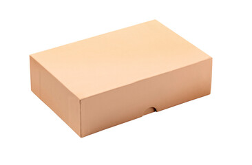 cardboard box isolated