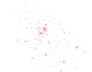 pink Watercolor Splatter