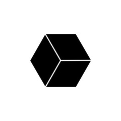 cube Icon. In Trendy Design Vector. vector illustration on white background
