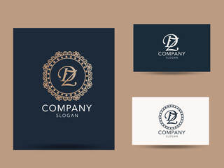 DZ letter design for logo and icon.DZ typography for technology, business and real estate brand.DZmonogram logo.