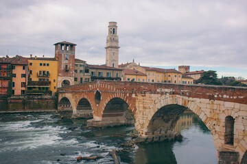 Ponte Pietra Bridge Verona 