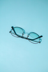 Prescription Glass Eyewear Frame Metal Frame Round Shape