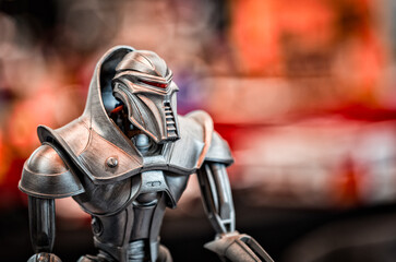 Fototapeta premium buste de cyborg