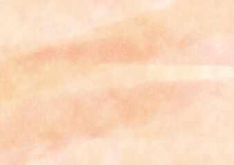 オレンジの水彩風のパステルな暖かい背景素材