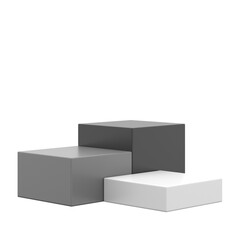 Fototapeta premium Display stand. Product display. 3D element.