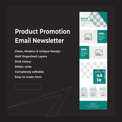 Creative Email Template For Business Service Promotion